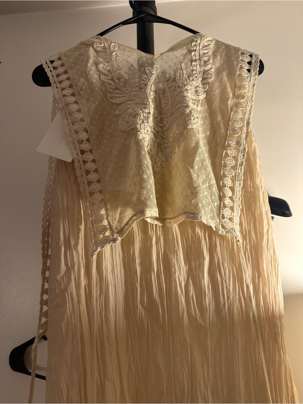 COMBINATION DRESS WITH DETACHABLE OVERLAY ZW COLLECTION - Picture 3 of 4